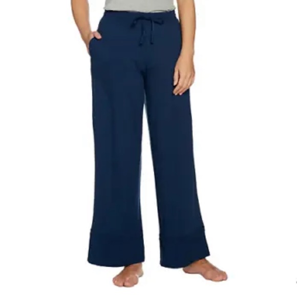 Cuddl Duds Pants - CUDDL Duds Women’s Navy Blue Smart Comfort Palazzo Pants Medium NIP